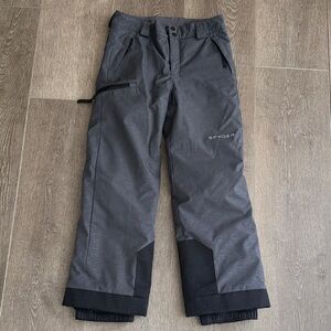 Spyder Kids Gray Ski/Snow Pants with Black Accents